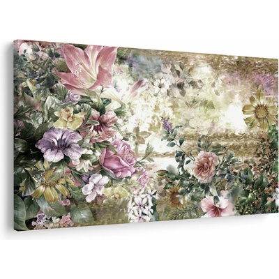 Obraz - Designové květiny, jednodílný 90x60 cm
