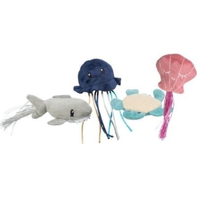 Trixie Sea Animal mořská zvířátka s catnipem 5-8 cm