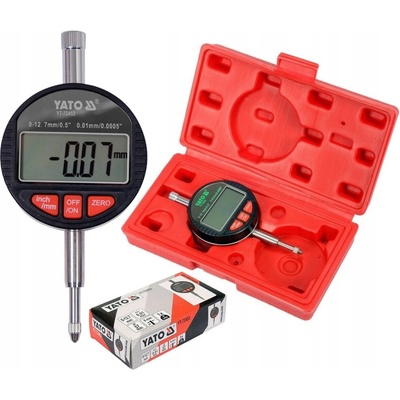 Yato elektronický hodinový mikrometr 0,01/0-12,7mm