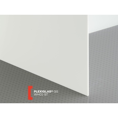 Röhm Plexiglas GS 10 mm WH01 propustnost 3% 2030 x 3050 mm bílé 1 ks