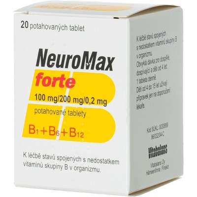 Neuromax forte 20 tablet