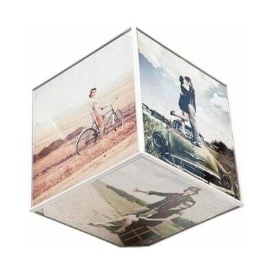 Balvi Fotorámeček Kube 24824, plast, 10×10cm, rotující – Hledejceny.cz