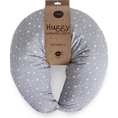 Ceba Polštář na kojení Huggy Basic Grey Stars – Hledejceny.cz