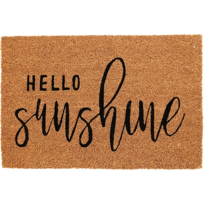 Home Styling Collection HELLO SUNSHINE Kokosová hnědá 59 x 39 cm