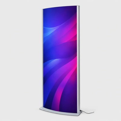 Jansen Displays Světelný plakátový totem Arcuato 2 x A1 pouze rám – Hledejceny.cz