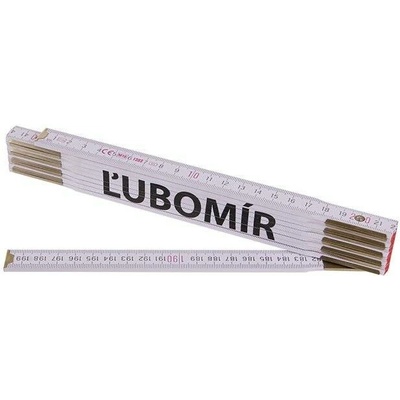 Kola Pirkl Metr skládací 2m ĹUBOMÍR Profi bílý dřevo
