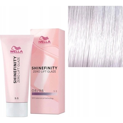 Wella Shinefinity Zero Lift Glaze 08/98 Cool Silver Pearl 60 ml