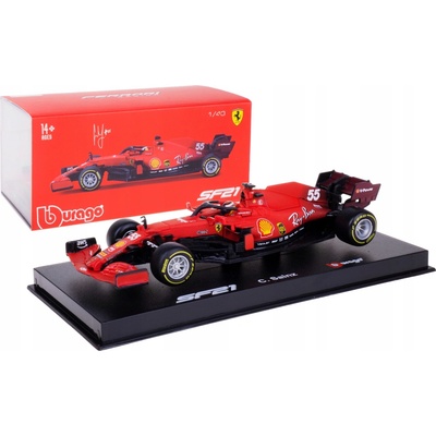 Signature Bburago Ferrari SF21 NO55 Sainz BB18-:43 – Hledejceny.cz