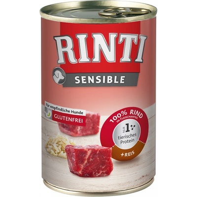 Rinti Sensible hovězí a rýže 24 x 400 g – Hledejceny.cz