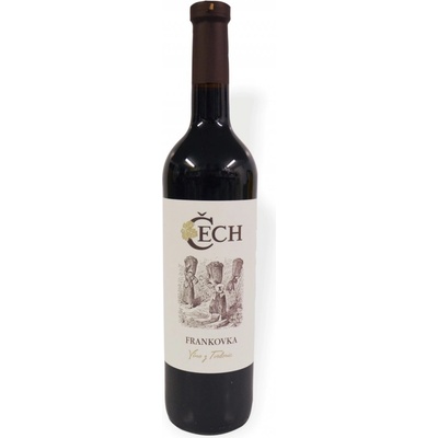 Vinařství Čech Frankovka moravské zemské 13% 0,75 l (holá láhev)