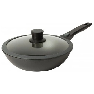 SKK titanová wok série 6 s odnímatelnou ručkou indukce 30 cm