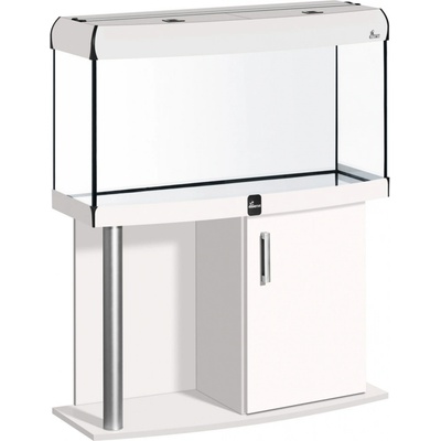 Diversa Comfort LED akvarijní set vypouklý hliník bílý 200 l