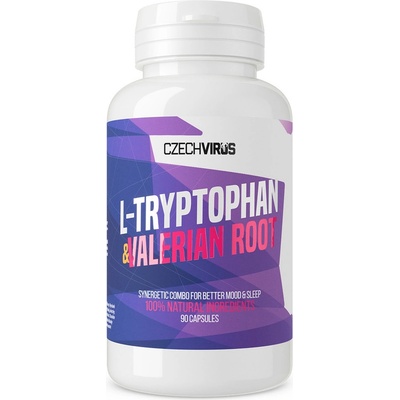 Czech Virus L-Tryptophan & Valerian Root 90 kapslí