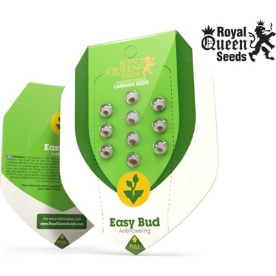 Royal Queen Seeds Easy Bud AUTO semienka neobsahujú THC 3 ks