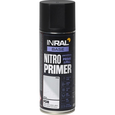 TEGRA INRAL základný náter a plnič v spreji 400 ml čierna