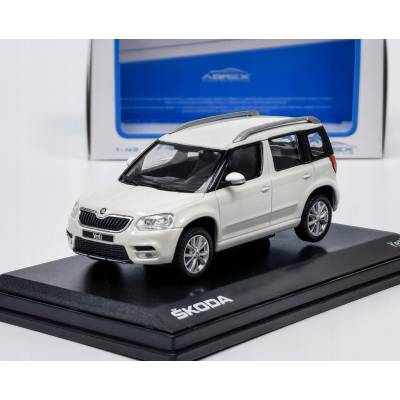 Abrex Škoda Yeti FL 2013 biela Candy 1:43
