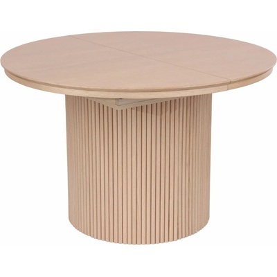 Avida Design kulatý Sorrento s lamelami 120-160 cm dub