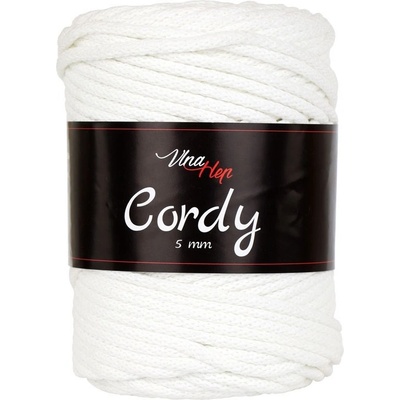 Vlna-hep Cordy šňůry 5mm - 8171 smetanová