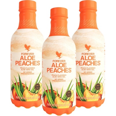 Forever Living Trojbalení Aloe peaches 3 x 1 l