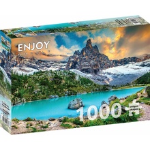ENJOY Jezero Sorapis Dolomity Itálie 1000 dielov