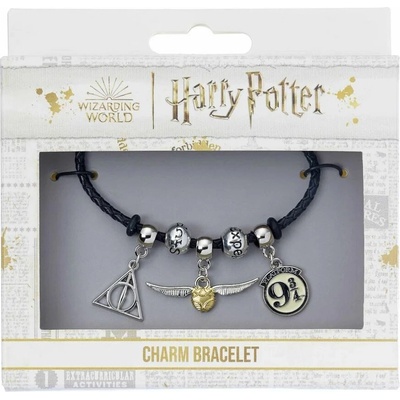 Carat Shop náramok s přívěsky Harry Potter kožený HP0091