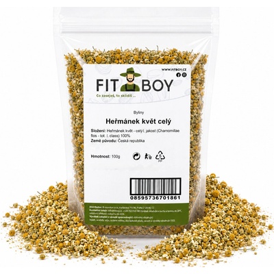 FITBOY Heřmánek pravý květ celý 100 g