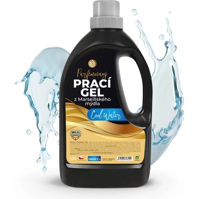 Nanolab Prací gel z Marseillského mýdla Cool water 1,5 l