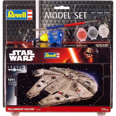 Revell TIE Fighter Model Set vesmírné lodi 22 dílů + barvy + lepidlo + štětec 1:110