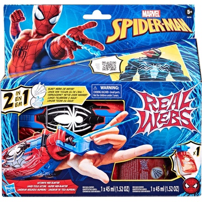 Dětská pistole Spider-Man Real Webs Blástr pavoučí sítě 5010996166777