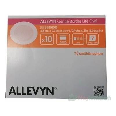 Smith & Nephew Medical Ltd. Allevyn Gentle Border Lite Oval 8,6×7,7 cm 10 ks