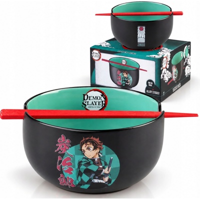Grupoerik Ramen Demon Slayer Sada Velká Miska Hůlky 900 ml