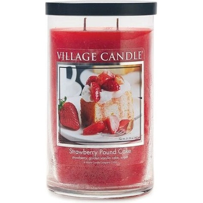 Village Candle Strawberry Pound Cake 538 g
