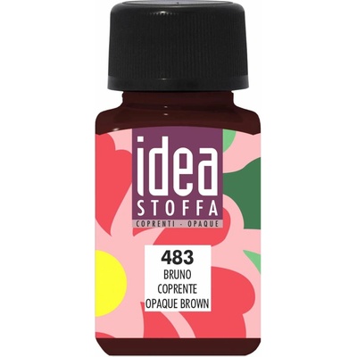 Maimeri Idea Stoffa farba na textil 60 ml krycia hnedá