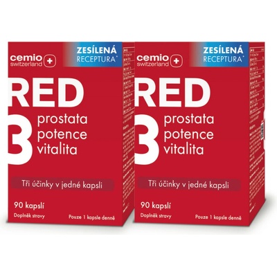 Cemio RED3 90 kapslí 2 ks