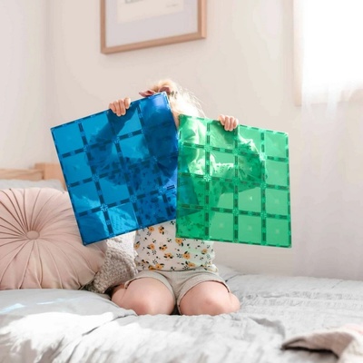 Connetix Rainbow Blue & Green Base Plate 2 ks