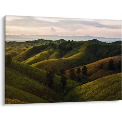 Obraz - Výhľad na thajské kopčeky, jednodielne 100x70 cm