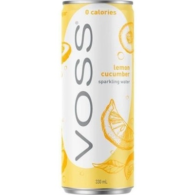 VOSS Lemon Cucumber Perlivá 24 x 330 ml