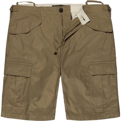 Vintage Industries Krátké kalhoty Anderson dark khaki