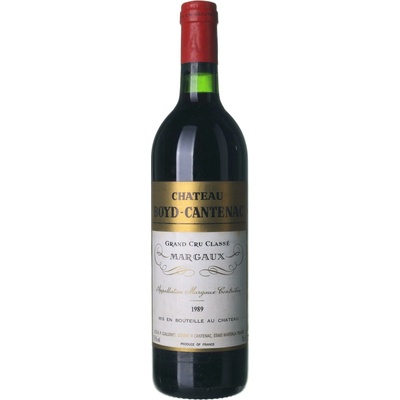 Chateau Boyd-Cantenac Margaux Grand Cru suché červené 1989 0,75 l (holá láhev)