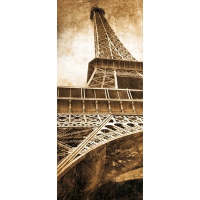 Preinterier DV0167 Fototapeta na stenu Oranžová Eifelová veža vlies 91cm x 211cm
