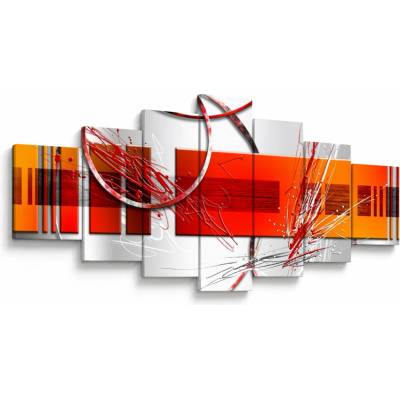 Abstraktný obraz, sedemdielne 210x100 cm
