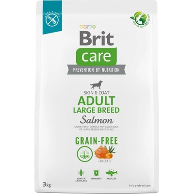 Brit Care Grain-free Adult Large Breed Salmon & Potato 3 kg