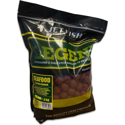 Jet Fish boilies Legend Range 3 kg 24 mm Seafood + švestka / česnek – Hledejceny.cz