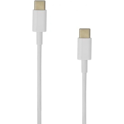 Sbox USB-TYPEC-TYPEC-1) USB-C samec/USB-C samec, 1m, bílý