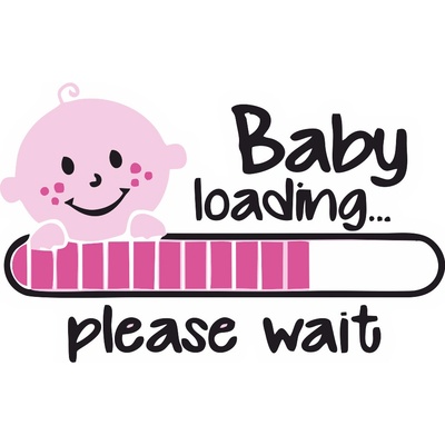 ON-DESIGN Potisk BABY LOADING Velikost motivu: A4 – Hledejceny.cz