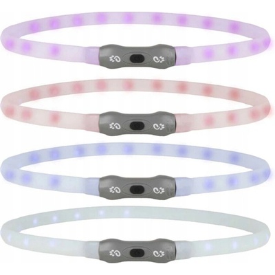 Mountain Paws Svítící obojek pro psa Rechargeable Dog Collar Light