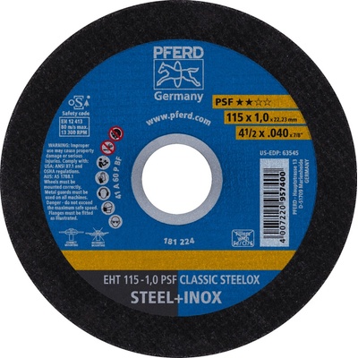 Pferd rezací kotúč 115 x 1,0 mm 61715150