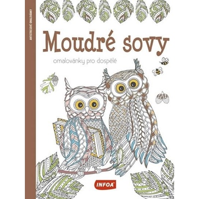 Múdre sovy - Omaľovánky pre dospelých