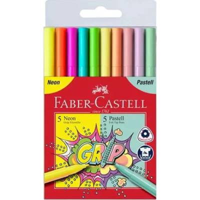 Faber-Castell 155312 Grip 10 farieb