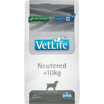 Vet Life Natural Canine Neutered nad 10 kg 12 kg